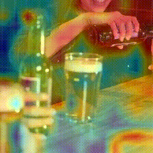 TimeSformer Something-Something V2 pour video block 12 attention GIF