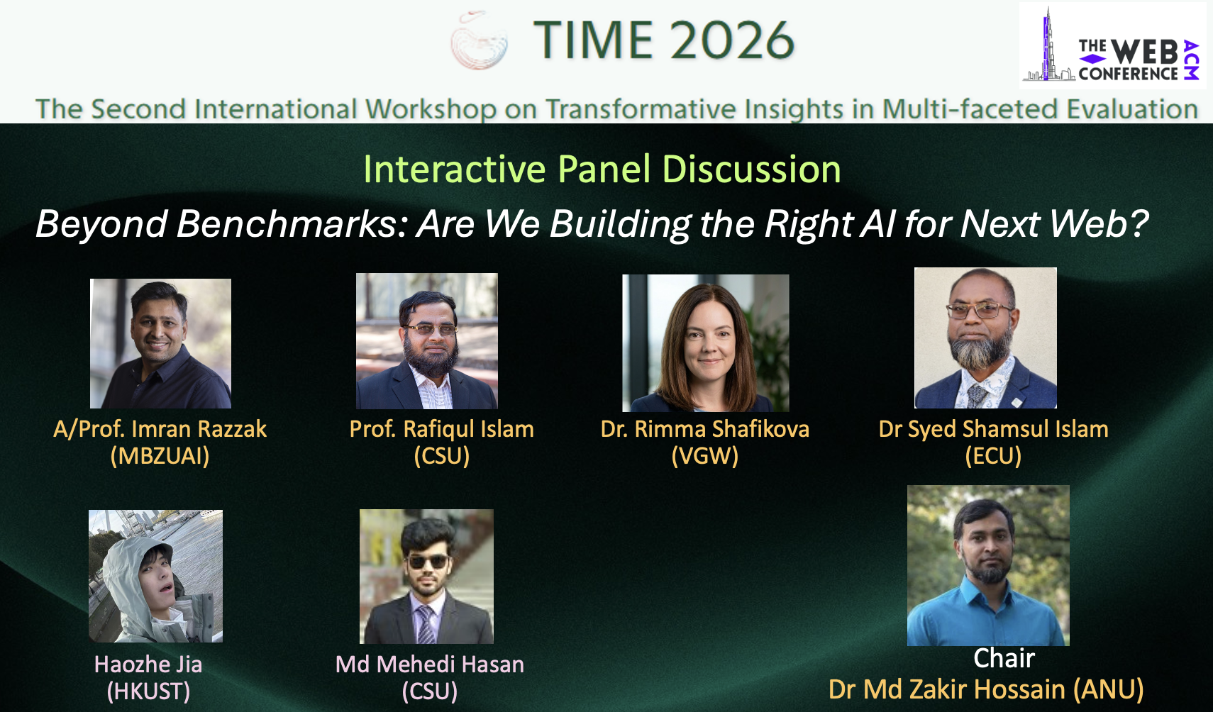 TIME 2026 panel discussion cover